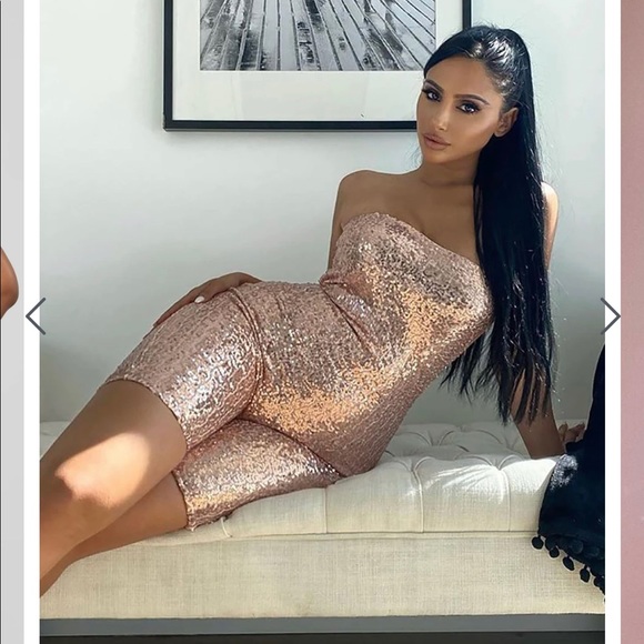 Fashion Nova SOLD
Birthday Bash Sequin Romper - Picture 3 of 6